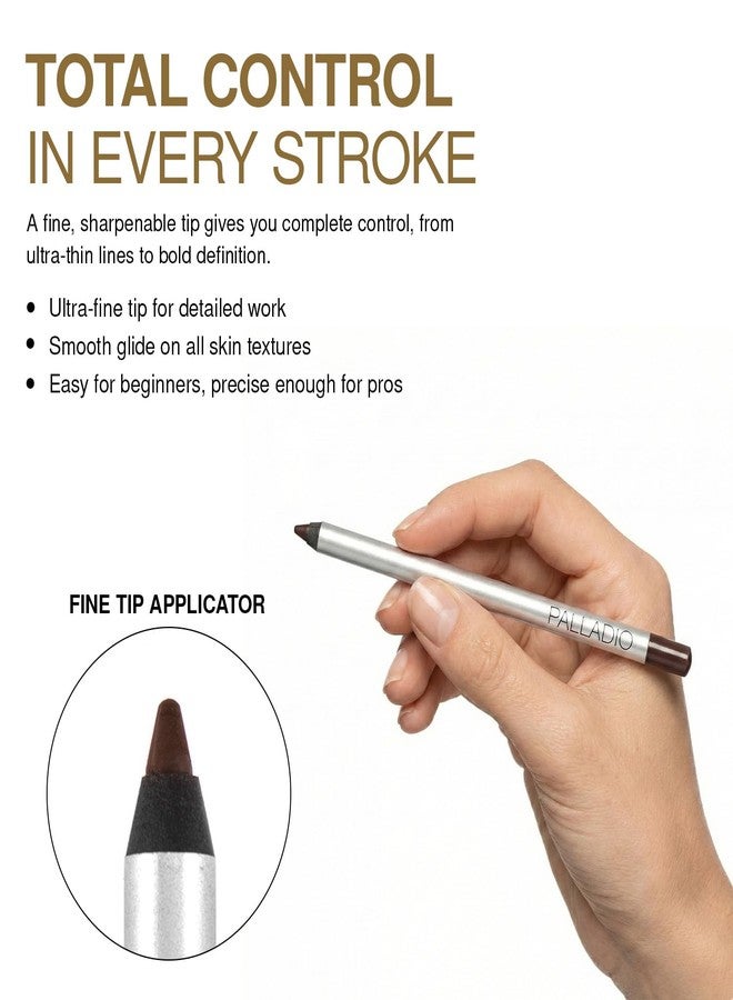 Palladio Precision Eyeliner, Dark Chocolate - Image 5